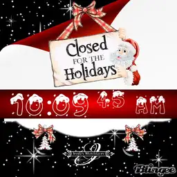 Closed Holidays Animation