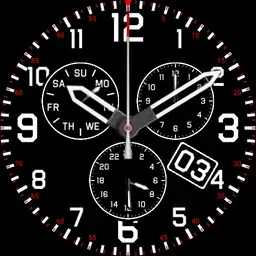 Retro Chrono with 24hr Time Zone No Green