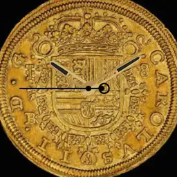 Gold, Spanish 8 Doubloon, 1687