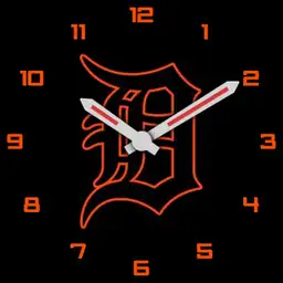 Detroit D orange and black