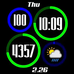Quad Rings BG TicWatch