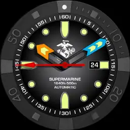 Brute SUPERMARINE USMC Marines Military Diver Watch Colours