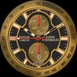 Louis Chevrolet Frontenac Chrono 7500 V2 Gold/Black
