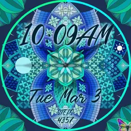 Teal Mandala