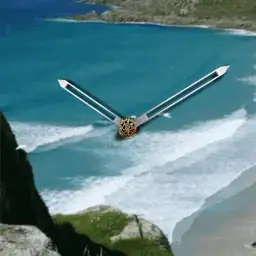 beach view from the cliffs