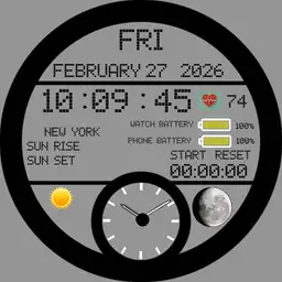 multi display ana/digi watch Copy