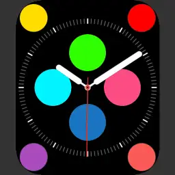 Multicolor Watch face