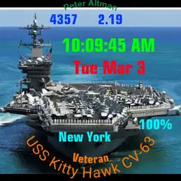 USS KittyHawk CV-63