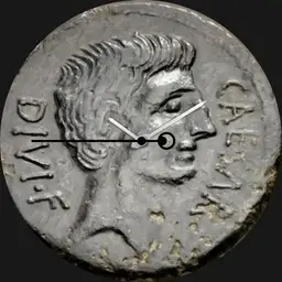 Bronze, Octavius and Caesar, Rome, Sestertius, 38 BCE