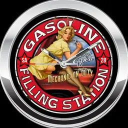 GASOLINE PIN-UP WATCH