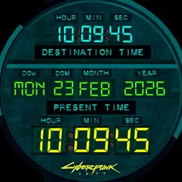 CYBERPUNK DIGITAL WATCH