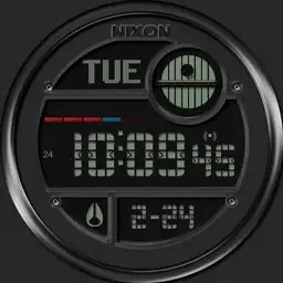 Nixon Super Unit Death Star polished