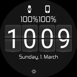 Simple digital battery and weather info Copy