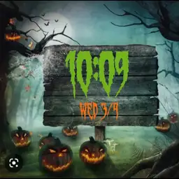 Halloween sign