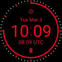 Radio Station Clock Face