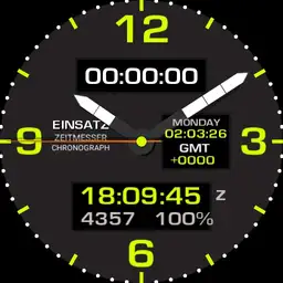 Flight Mission Chrono UTC Lime