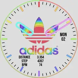 TG1986 adidas digilog rainbow