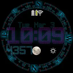 Moving compass
