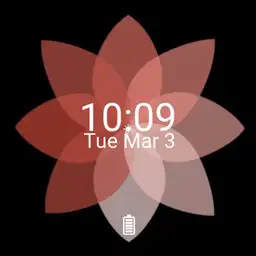 Flowers red