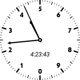 Upside Down 10h Decimal Time Watch