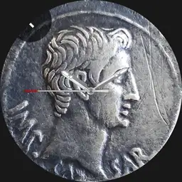 Silver, Augustus, Denarius, Rome, 27 BCE-14 CE