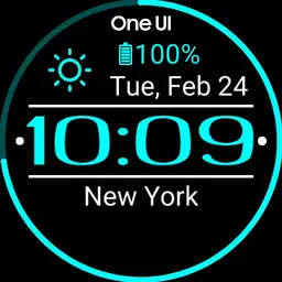 Turquoise Weather 1 One UI