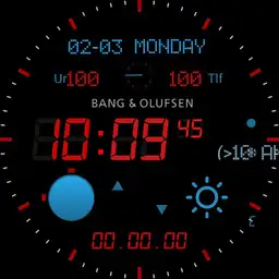 BeoWatch, DANSK DANISH layout, low energy, inspired by BANG OLUFSEN products - . Made for free with love Copy