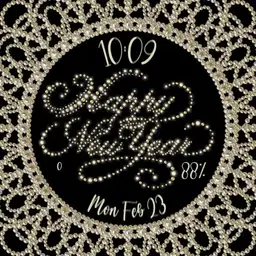 Happy New Year in Pearls