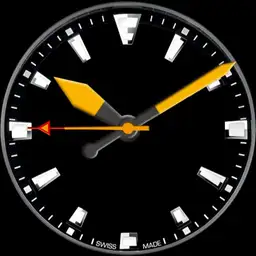 Orange Simple Watch by triple7lucky.com