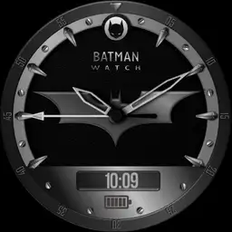 Silver Batman Watch