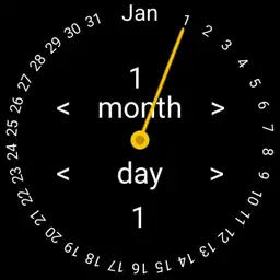 zzz Month and Date ring