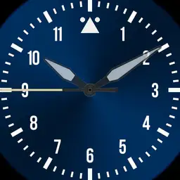 Xabi Flieger Type A 12/24 Digi TZ&UTC Tap BLUE