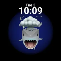 Shark digital emoji