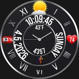 A circular digital & classic combo 3