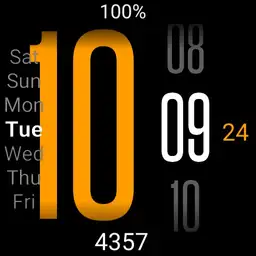 orange simple Mark Copy
