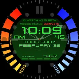Q WATCH v2.01 BETA des side label full theme