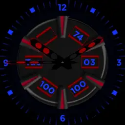 Red and blue