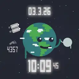 Ludawatch Earth Moon Friendship