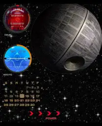 Star Wars Death Star Rotating