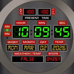 Back to the Future Time Circuits Ver 2.0
