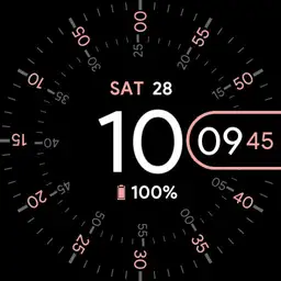 Pixel Watch Analog - Rotation Pink