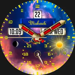 Muhadi Blue 34 watch
