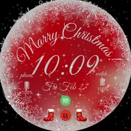 Christmas watch but Snowy