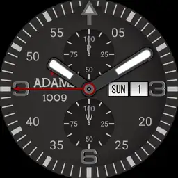 Aviator Dimmed Background w/red minute