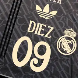 Real Madrid 2024 2025 3rd shirt Grey, black and White logo