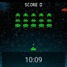 space invaders game Axis