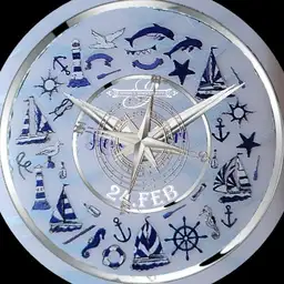 Hello Sailor Blue Silver