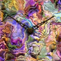Marble multicolored- plwren
