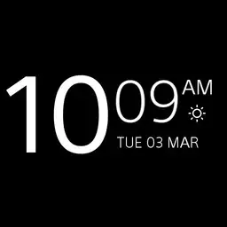 Sony Xperia Simple Clock w. Weather