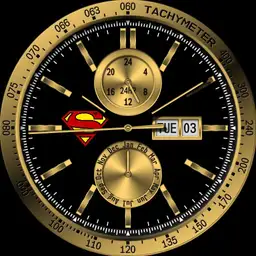 Superman Watch - Gold